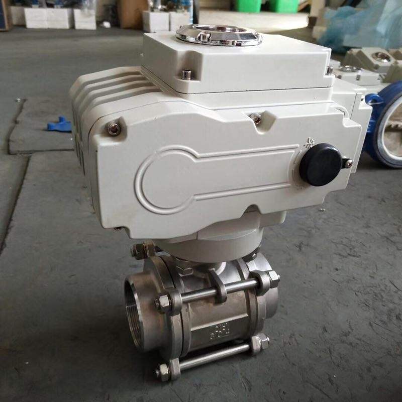 Fine and Small Electric Ball Valve with Internal Thread
